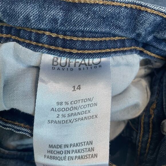 Buffalo David Bitton Boys Jeans Size 14 Skinny Max Blue Jeans Boys Denim Jeans - Picture 6 of 10